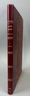 Lot 285 - ANTONIO MARIA ZANETTI: ANCIENT STATUES GREEK AND ROMAN, LONDON 1797, RED LEATHER BOUND