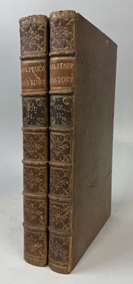 Lot 284 - CLAUDE DE BOSC: THE MILITARY HISTORY OF THE LATE PRINCE EUGENE OF SAVOY, AND THE LATE JOHN DUKE OF MARLBOROUGH IN TWO VOLUMES, BROWN LEATHER BOUND