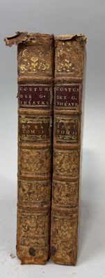 Lot 300 - COSTUMES ET ANNALES DES GRANDS THEATRES DE PARIS, VOL I AND II, 1786 AND 1787, VOL I AND II