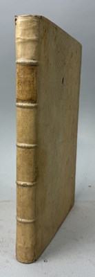 Lot 304 - ANTONIO AGOSTINI: DIALOGHI DI D. ANTONIO AGOSTINI ARCIVESCOVO DI TARRACONA SOPA LE MEDAGLIE INSCRIZIONI ET ALTRE ANTICHITA, 1698, VELLUM BOUND