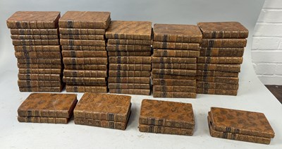 Lot 290 - BUFFON: HISTOIRE NATURELLE GENERALE ET PARTICULIERE IN 60 VOLUMES, BROWN LEATHER BOUND AND NUMBERED