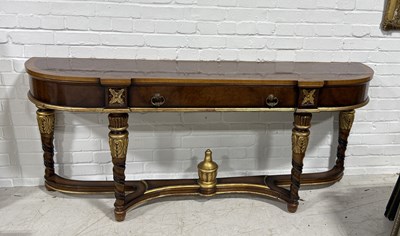 Lot 794 - A CLASSICAL STYLE CONSOLE TABLE