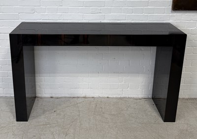 Lot 749 - A DESIGNER MACASSAR ART DECO STYLE CONSOLE TABLE