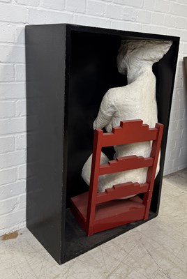 Lot 721 - GEORGE SEGAL (AMERICAN 1924-2000): 'GIRL ON CHAIR'