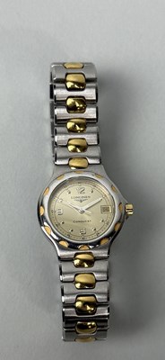 Lot 335 - A LONGINES LADIES STAINLESS STEEL WRISTWATCH