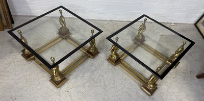 Lot 730 - A PAIR OF MAISON CHARLES 'HORSE' COFFEE TABLES