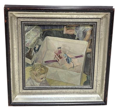 Lot 590 - JENNIFER CARLA PERCIVAL: AN OIL PAINTING ON BOARD 'AFTERNOON REST'