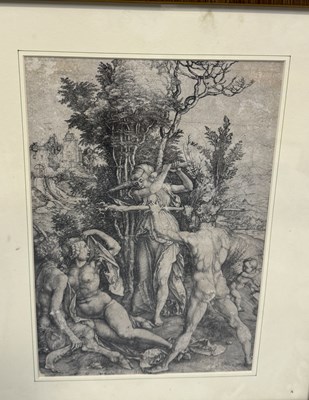 Lot 46 - ALBRECHT DURER: AN ENGRAVING 'HERCULES AT THE CROSS ROAD'