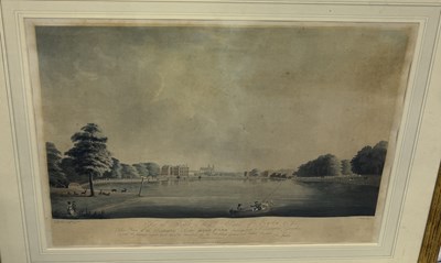 Lot 683 - FRANCIS JUKES: 'VIEW OF THE SERPENTINE RIVER, HYDE PARK LOOKING FROM KENSINGTON GARDENS' 1793