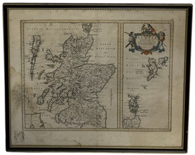 Lot 693 - ROBERT GORDON: 'SCOTIA ANTIQUA', MAP OF SCOTLAND