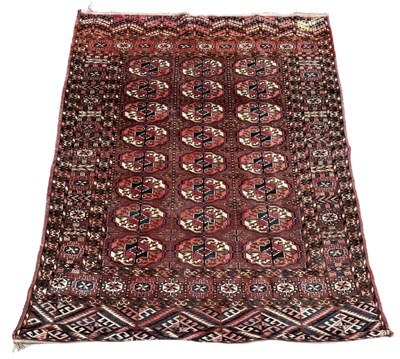 Lot 133 - A PERSIAN DESIGN CARPET