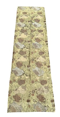 Lot 136 - A FLORAL EMBROIDERED TEXTILE