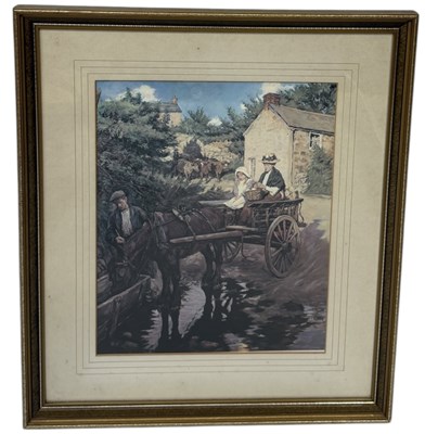 Lot 724 - AFTER STANHOPE A. FORBES: 'THE DRINKING TROUGH'