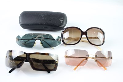 Lot 1170 - DESIGNER SUNGLASSES/GLASSES INCLUDING CHANEL WITH CASES (4)