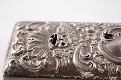 Lot 248 - AN ANTIQUE .925 STERLING SILVER JEWELLERY BOX