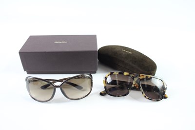 Lot 1171 - DESIGNER SUNGLASSES INCLUDING TOM FORD WITH CASES (2)