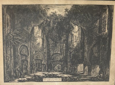 Lot 58 - GIOVANNI BATTISTA PIRANESI (ITALIAN 1720-1778): DIETA O SIA LUOGO CHE DA INGRESSO A DIVERSI GRANDIOSO CUBICOLI