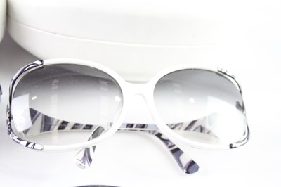 Lot 1173 - DESIGNER SUNGLASSES/GLASSES INCLUDING BVLGARI AND EMILIO PUCCI WITH CASES (3)