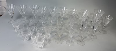 Lot 884 - A COLLECTION OF CRYSTAL WARE INCLUDING MANY MARKED WATERFORD, SOME SHEILA PATTERN