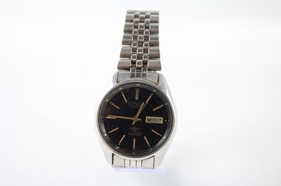 Lot 339 - A CITIZEN EAGLE 7 STAINLESS STEEL WATCH