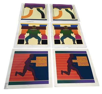 Lot 710 - A SET OF SIX LITHOGRAPHS 'OLYMPICS'