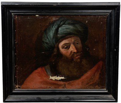 Lot 34 - MANNER OF GUERCINO (1591-1666): AN OIL PAINTING ON CANVAS DEPICTING ABRAHAM