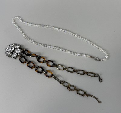 Lot 878C - TWO COSTUME NECKLACES