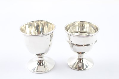 Lot 322 - TWO .924 STERLING SILVER EGG CUPS (2)