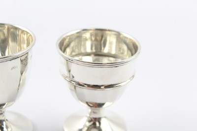 Lot 322 - TWO .924 STERLING SILVER EGG CUPS (2)