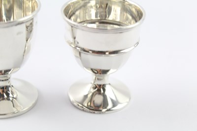 Lot 322 - TWO .924 STERLING SILVER EGG CUPS (2)