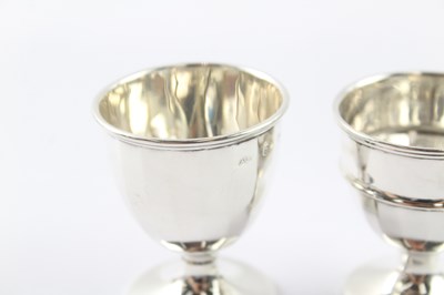 Lot 322 - TWO .924 STERLING SILVER EGG CUPS (2)
