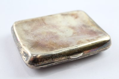 Lot 325 - A VICTORIAN .925 STERLING SILVER CIGARETTE CASE