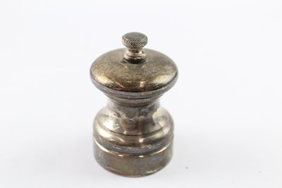 Lot 339 - A .925 STERLING SILVER PEPPER MILL