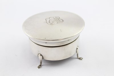 Lot 343 - A .925 STERLING SILVER JEWELLERY/ TRINKET BOX