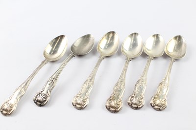 Lot 345 - SIX .925 STERLING SILVER TEASPOONS (6)