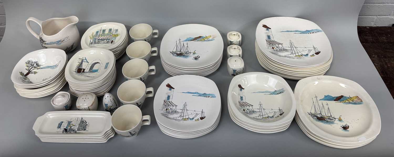 Lot 571 - A LARGE COLLECTION OF VARIOUS MIDWINTER STAFFORDSHIRE CHINA WITH DESIGN BY HUGH CASSON (QTY)