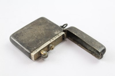 Lot 358 - A .925 STERLING SILVER PETROL CIGARETTE LIGHTER