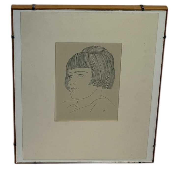 Lot 253 - ERIC GILL: A PORTRAIT OF RACHEL ROTHENSTEIN