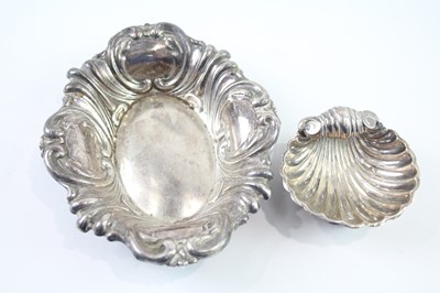 Lot 385 - TWO .925 STERLING SILVER PIN/ BON BON DISHES (2)