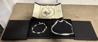 Lot 299 - THREE SILVER NECKLACES, TWO BY HORTON, ANOTEHR BY D'ALTON (3)