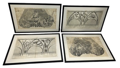 Lot 531 - A GROUP OF FOUR LARGE CLASSICAL PRINTS