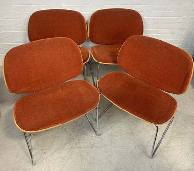 Lot 1063 - A SET OF FOUR MID CENTURY ITALIAN CHAIRS