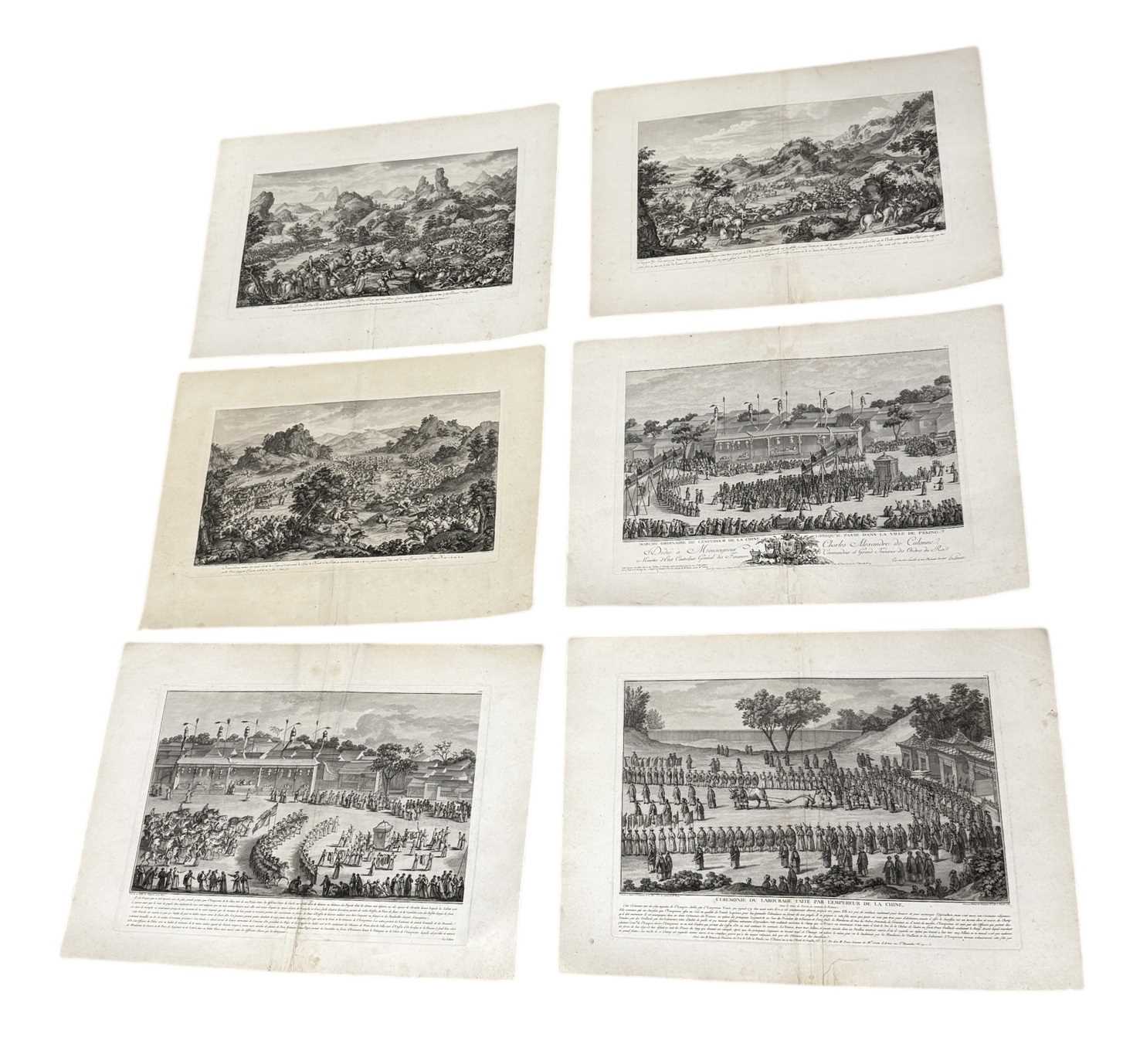 Lot 161 - ISIDORE-STANISLAS HELMAN: A RARE GROUP OF 20 ENGRAVINGS DEPICTING THE BATTLES OF CHINESE EMPEROR QIANLONG AND CONFLICTS WITH THE ZUNGHARS BETWEEN 1754-1760