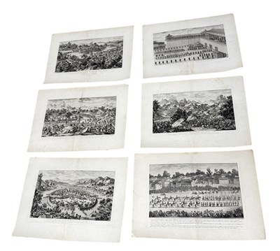 Lot 161 - ISIDORE-STANISLAS HELMAN: A RARE GROUP OF 20 ENGRAVINGS DEPICTING THE BATTLES OF CHINESE EMPEROR QIANLONG AND CONFLICTS WITH THE ZUNGHARS BETWEEN 1754-1760