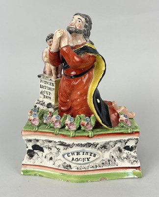 Lot 457 - STAFFORDSHIRE, CHRISTS AGONY