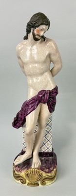 Lot 455 - STAFFORDSHIRE, JESUS AT THE COLUMN, MONUMENTAL MODEL