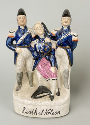 Lot 468 - STAFFORDSHIRE, DEATH OF NELSON