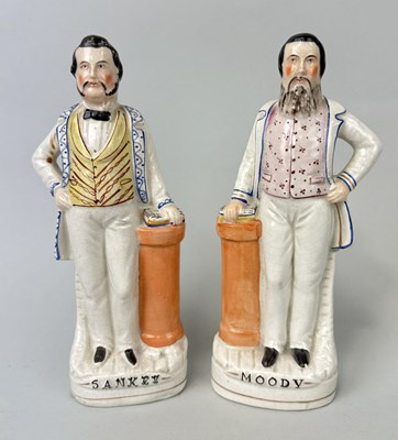 Lot 451 - STAFFORDSHIRE, A PAIR, SANKEY AND MOODY