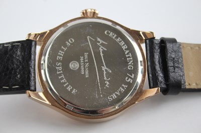 Lot 423 - A MEN'S BRADFORD EXCHANGE COMMEMORATIVE SPITFIRE WATCH