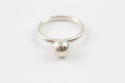 Lot 241 - A STERLING SILVER TIFFANY & CO MINIMALIST RING